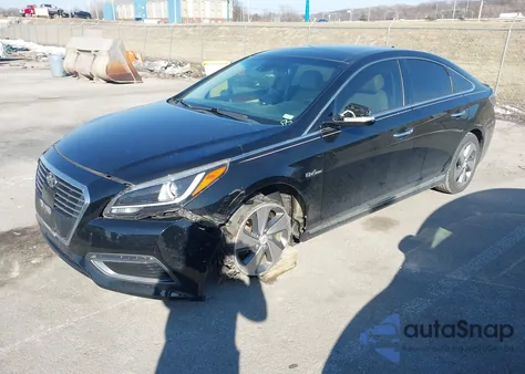 2016 Hyundai Sonata Hybrid Limited из США, поврежденный, VIN KMHE34L17GA033344